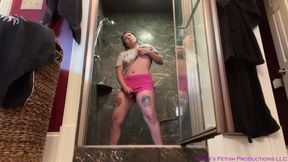 Shower Voyeur POV