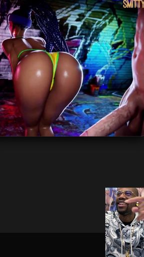 Delicious Ebony Ass Kimberly Gets Her Ass Slapped for Cock Teasing