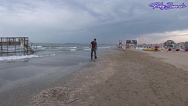 Transcumz - Threesome with 2 trans found on the beach