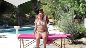 massage session to fuck session with sexy blonde vanna rose