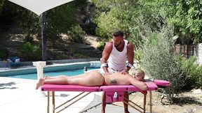 massage session to fuck session with sexy blonde vanna rose
