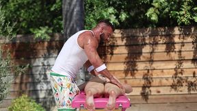 massage session to fuck session with sexy blonde vanna rose