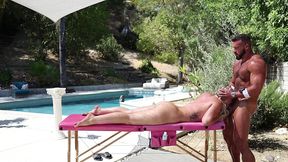 massage session to fuck session with sexy blonde vanna rose