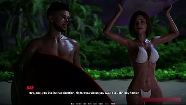 Dominos Beach 6 - John'_s First Night Surfing &amp_ Zoe Cave Hookup