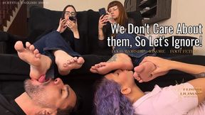 We Don't Care About them, So Let's Ignore! SUB ENG 1080p FOOT FETISH FOOT WORSHIP IGNORE FETISH BIG SOLES