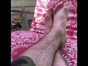 Look at my feet while I read