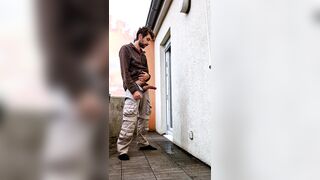 Rock Rock hard Outdoor Peeing with Me