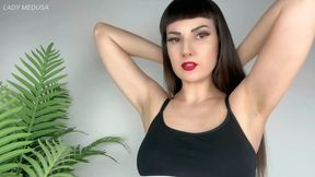 Sensual armpit sniffing JOI + cum countdown