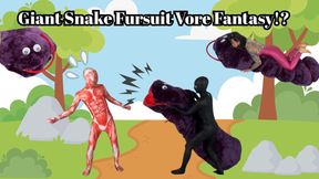 Giant Snake Fursuit Vore Fantasy!?