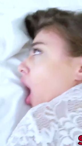 Stepsister Gia Derza gets her pussy banged and her ass cream   Clip 1