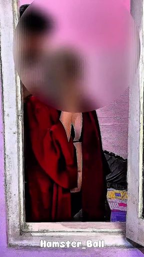 Emotional moment from &quot;Almost Caught By Neighbor! MILF Hijab Blowjob In Window&quot;