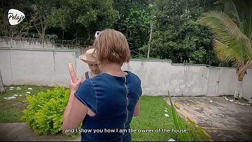 Perv Grandma hires young gardener and ends up fucking him hard in the ass