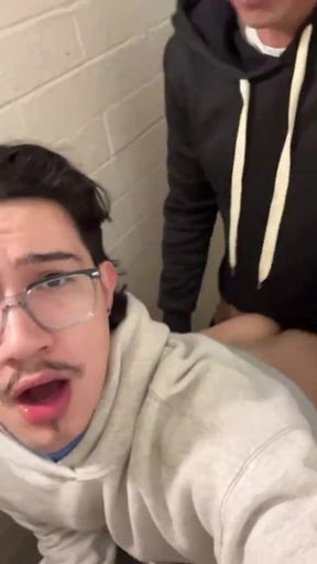 Queer First-timer: two nubiles in public