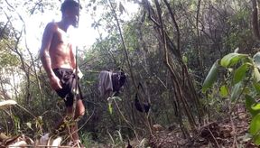 A Curious Heterosexual Boy Saw Me Masturbate in the Forest and We Ended up Fucking