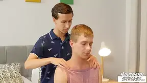 Twink Massaged By With Petr Said, Gregor Gilead And Corey Law