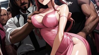 Aerith Gets Gangbanged In A Mosh Pit