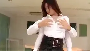 College Oppa's Rim Job Breast Play with Big Titted Student