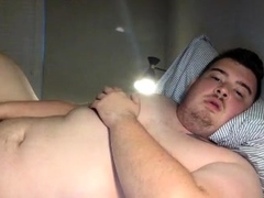 Fat Crossdresser Solo Masturbation