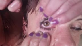 Amateur throuple takes it to the next level with a messy POV fuck