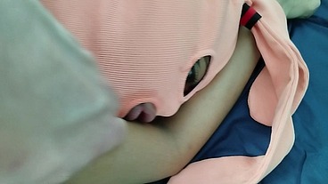 [ PART 2 ] Watch how my master fuck me as a bitch with my new slave mask. Deepthroat and anal sex till cum.