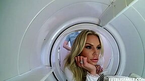 Milf Is Fucked In A Laundry Room By A Horny Stepson