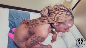 Body Transformation in Training Ebony Pet Is in Heat
