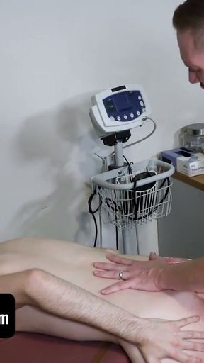 Perv Doctor Gives Virgin Patient His First Prostate Exam - DoctorTapes   Clip 3