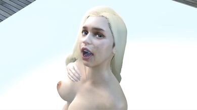 Cum on Emilia Clarke Face