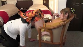 Knee-high Boots up to Her Thighs! -1