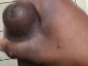 Quick nut on break in bathroom