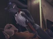 Furry Yaoi Hentai Cat boy fucked by deer futanari