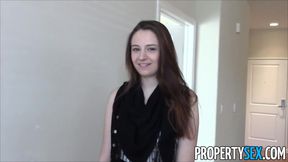 PropertySex Young Real Estate Agent Fucking in Condo Homemade Sex