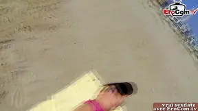 Skinny French babe gets fucked in the ass and pussy