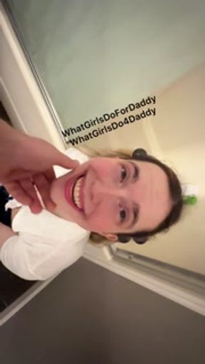 [OC] Amateur - Pissing all over a stupid empty-headed fuck-hole human urinal!