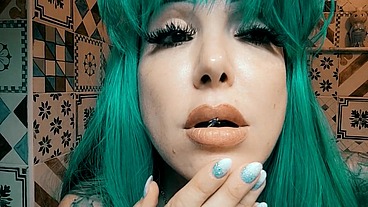 nerdy giantess swallow you
