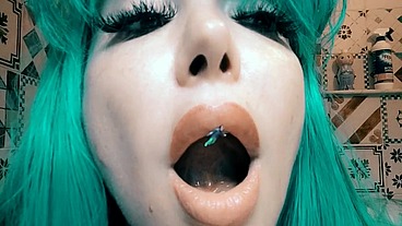 nerdy giantess swallow you