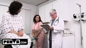 Busty nurse gets dicked down by pervy doctor