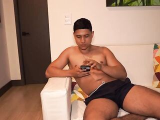 Golden-haired stepmother with large boobs gets drilled by her stepson after doing him a favour