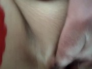 Mature MILF slut in red lingerie and stockings, or hard Moscow fucking!