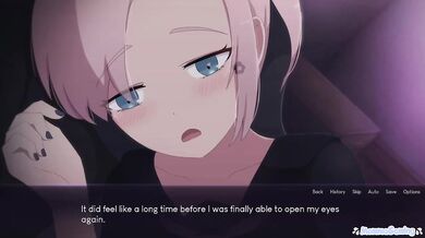Pink Haired Maiden in Amateur Hentai Game Gets Creampied Hard and Cumshot