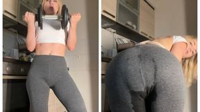 Pee-stained leggings