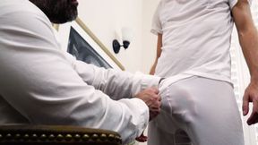 Older Man Elder Gardner Takes On Young Stud in Passionate Anal Session