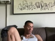 Jacking off next to homeboi
