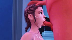 stepsister caught stepbrother and showed him her deep throat l stepfamily fuck