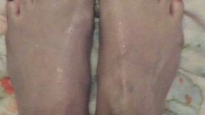 FEET ON THE TOWEL