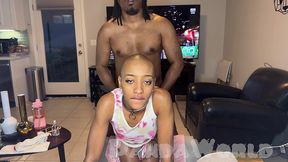 interracial anal mffff orgy with 2 ebony anal sluts & 2 redhead white girls