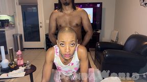 interracial anal mffff orgy with 2 ebony anal sluts & 2 redhead white girls