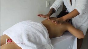 Massage with a Happy Ending to My New Client- Spanish Porn