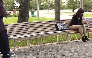 Jeny Smith was caught wearing crotchless pants in public