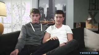 Watch this pretty 18-year-old twink take a big load in his pretty ass after a wild assfucking and Tossing session